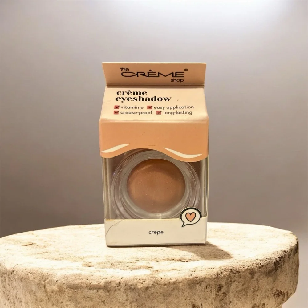 5️⃣The Crème Shop Crème Eyeshadow in Crepe Or 5 For 25